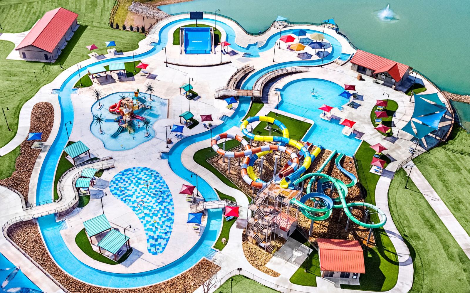 Spivey. Aerial copy Spivey Splash Aerial View