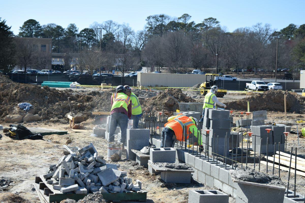 Fire station 1 construction March 2025 pic 1