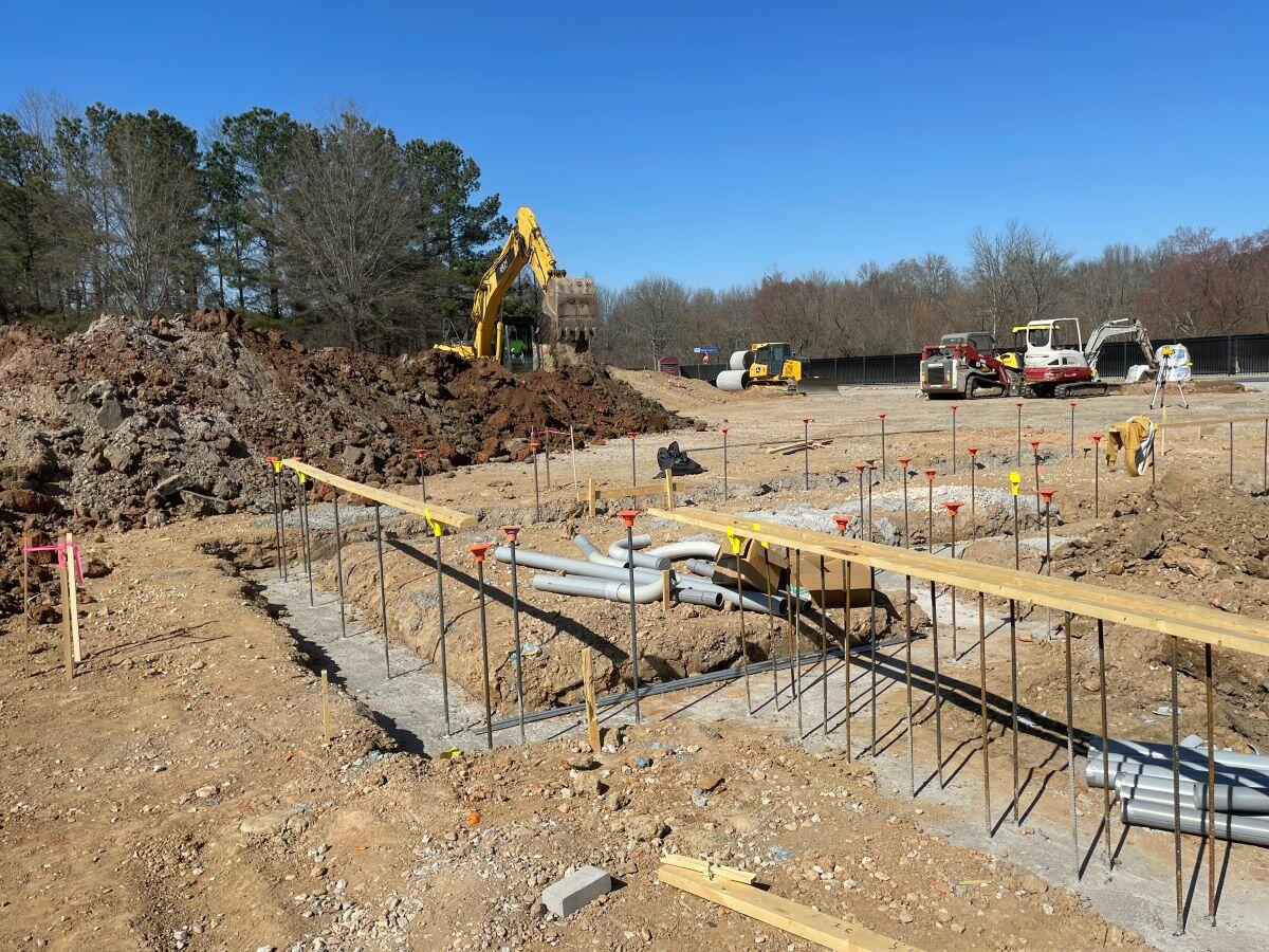 Fire station 1 construction March 2025 pic 11