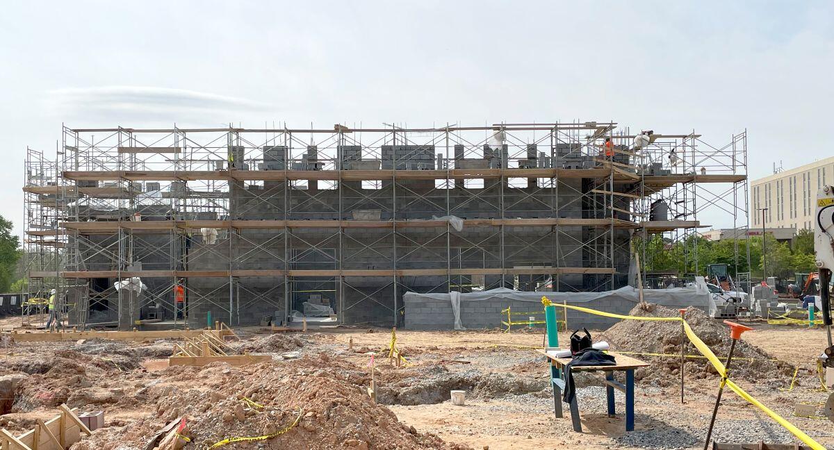 Fire station 1 Building Construction without roof full