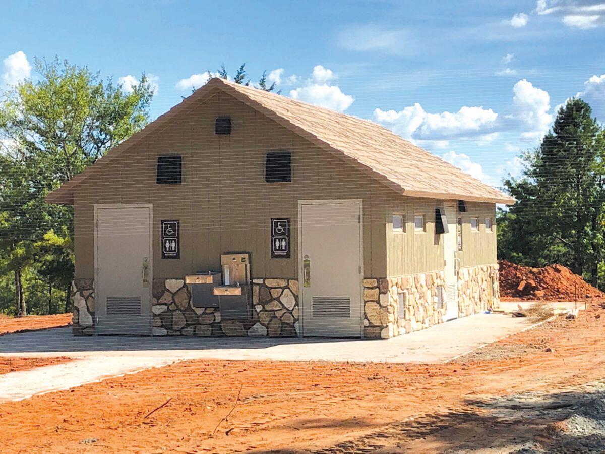 Morrow-Lake City Park Modular restroom