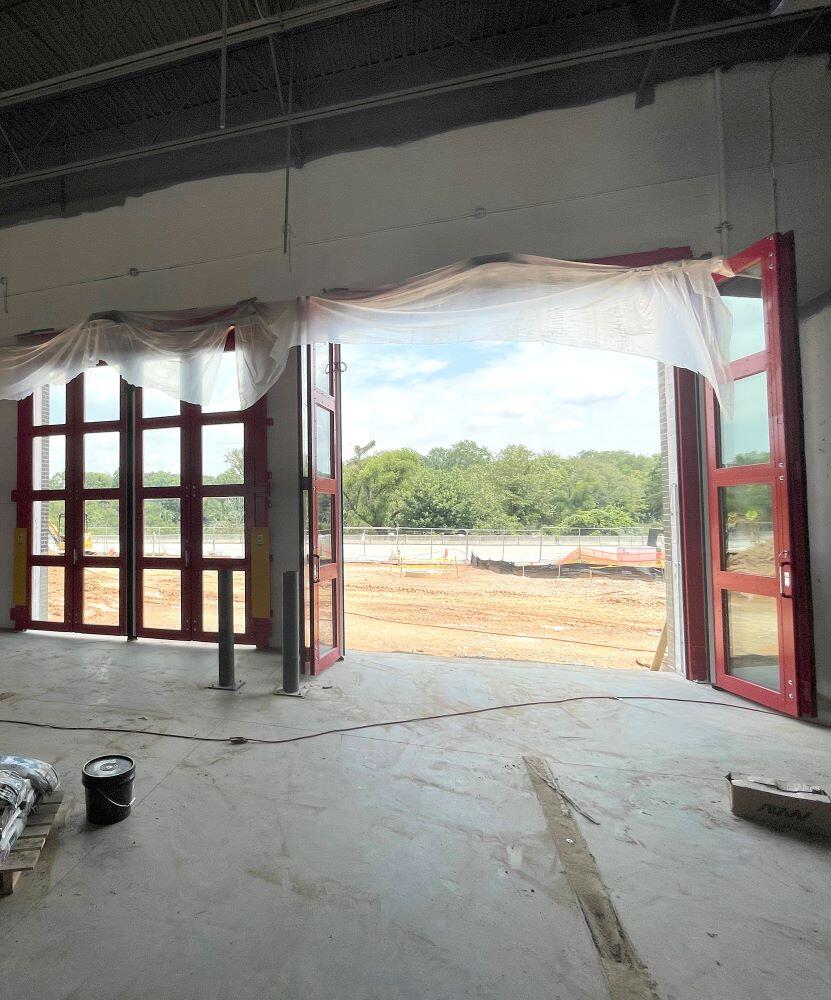 Fire Station 1 Bay doors