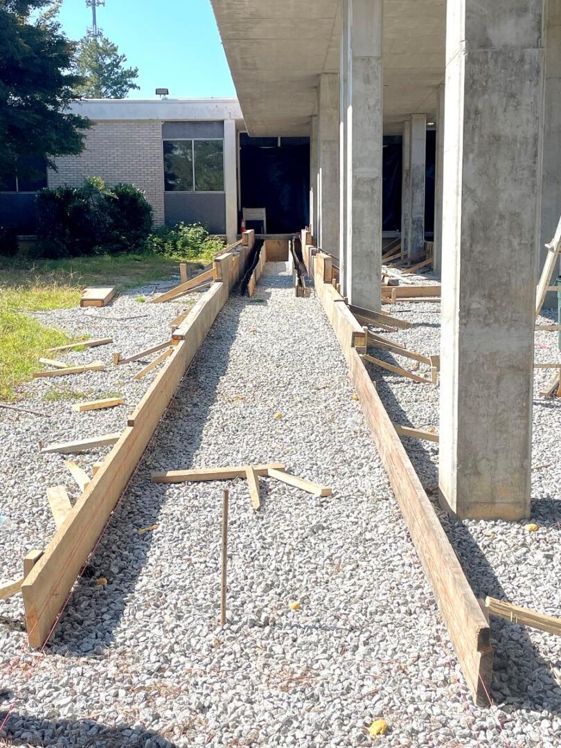 Shelnutt Senior Center wood outline