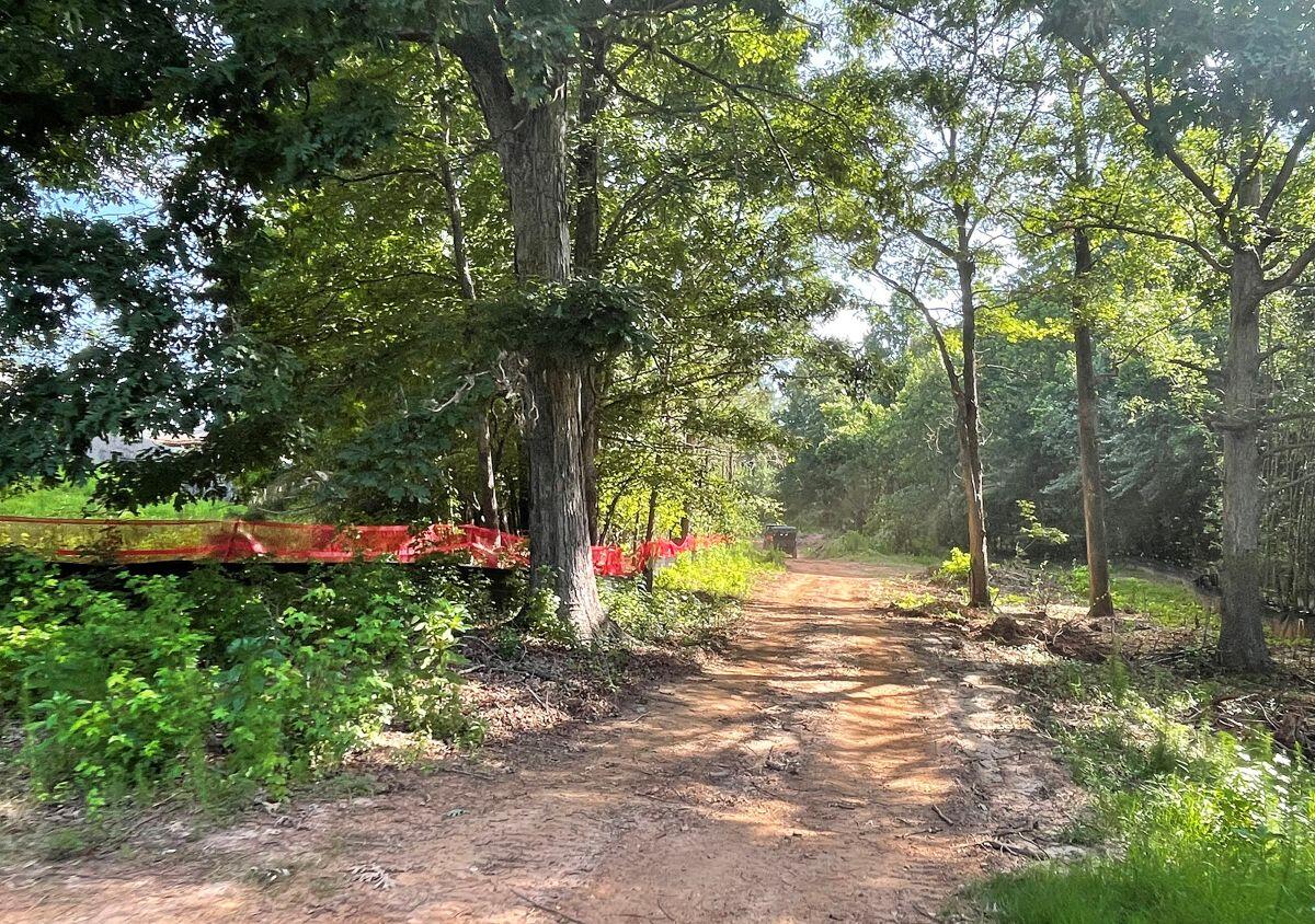 River's Edge Phase IV pathway from an angle