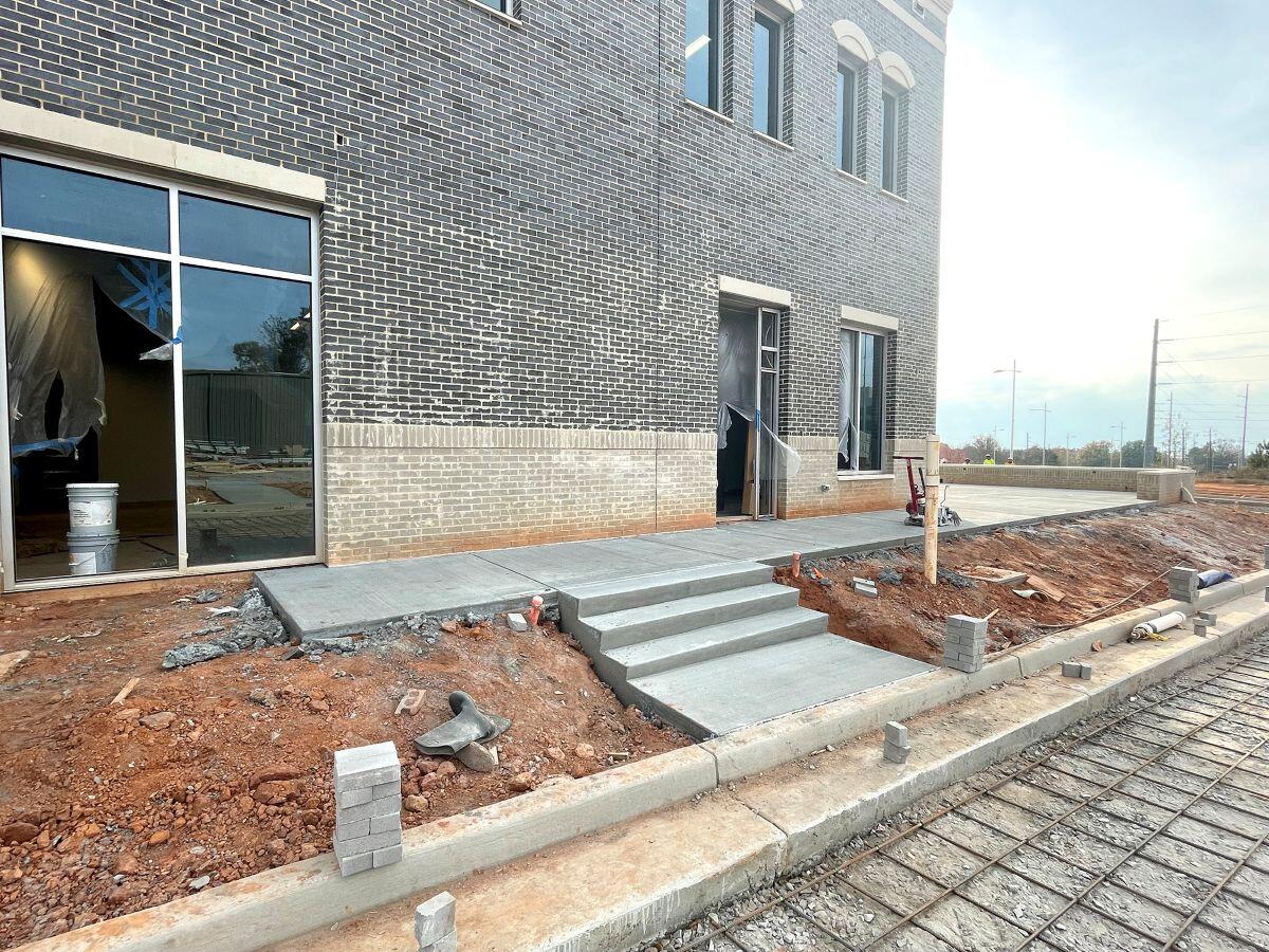 Fire station 9 sideview with steps