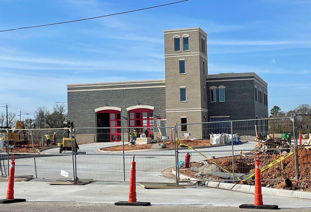 Fire station 9 front of building from afar