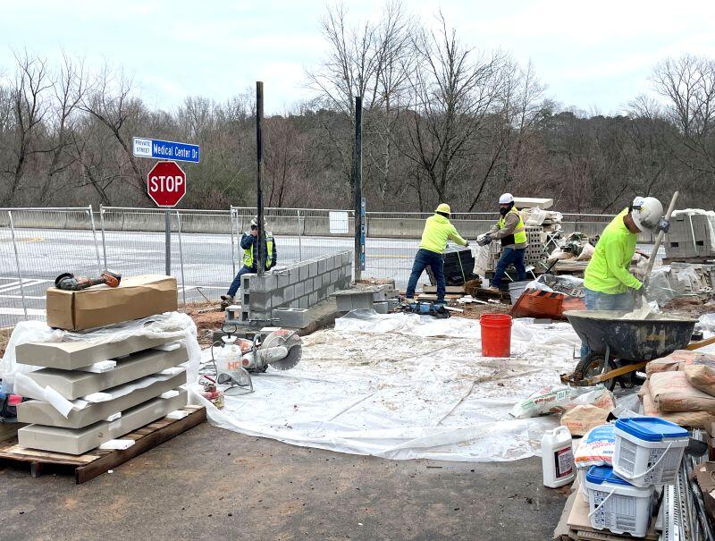 Fire station 1 corner of lot