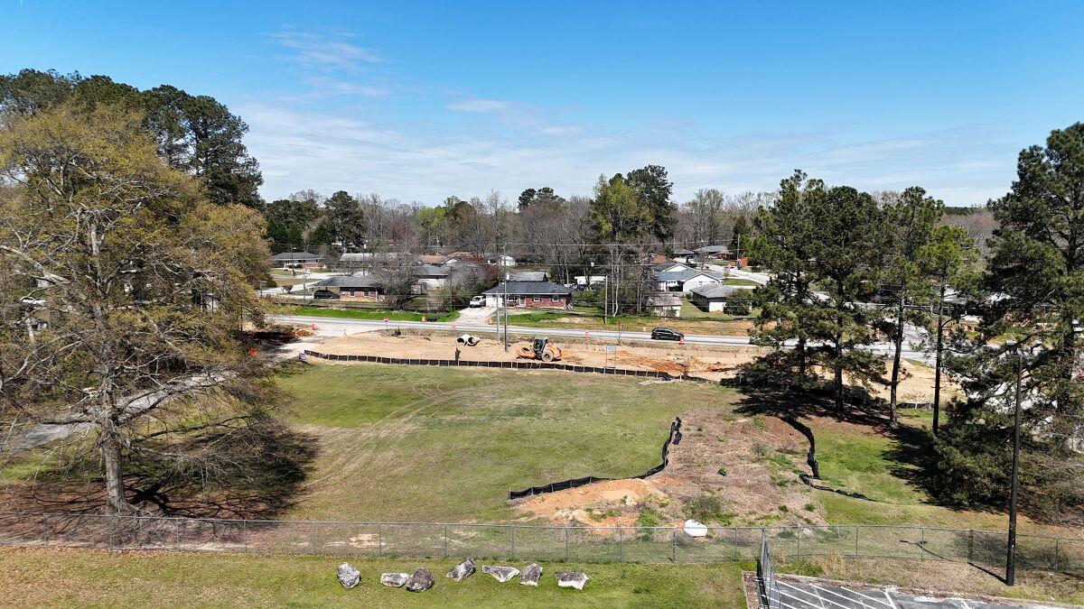 District 4 Pocket Park aerial view