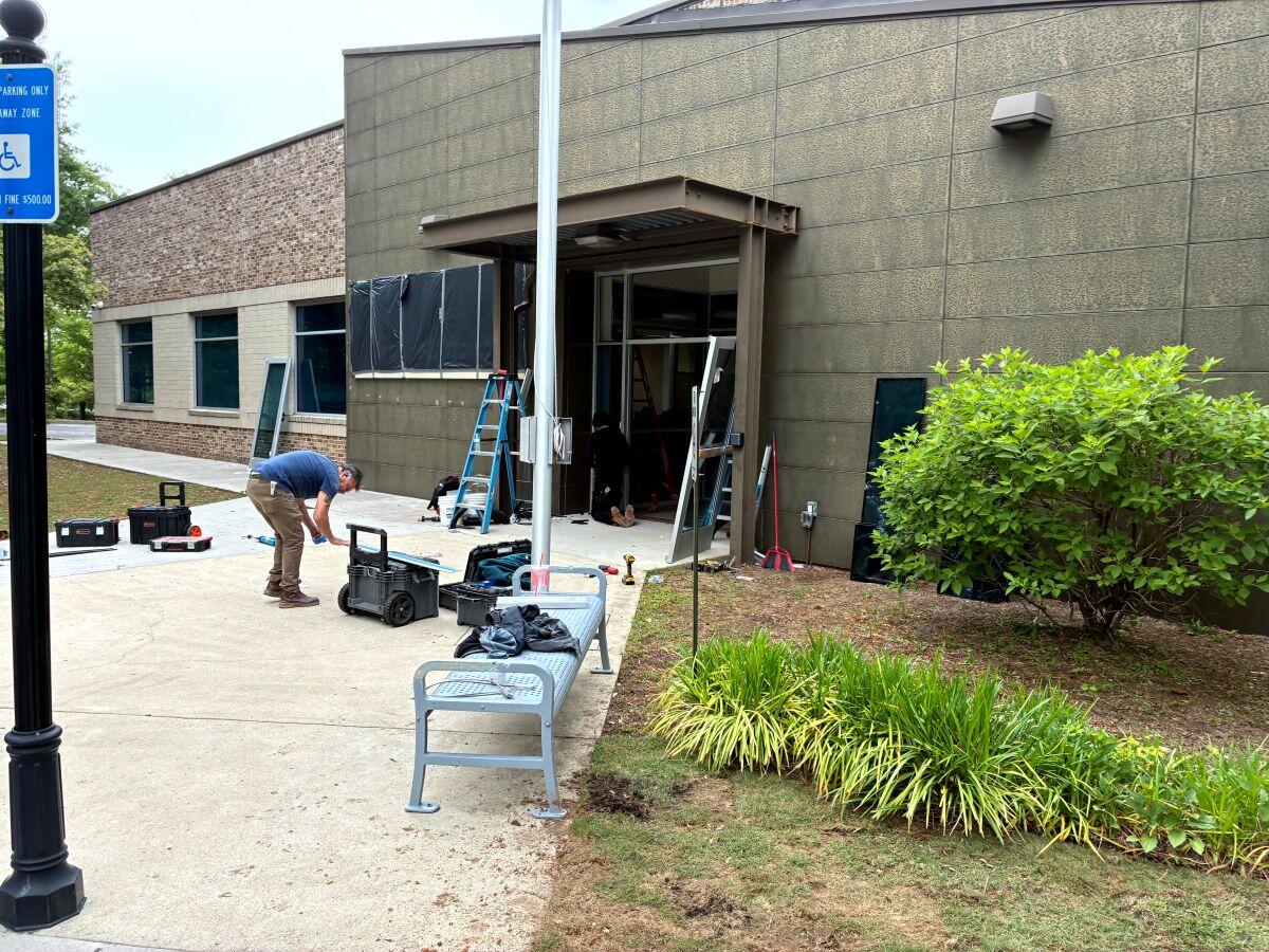 Small business incubator front entrance