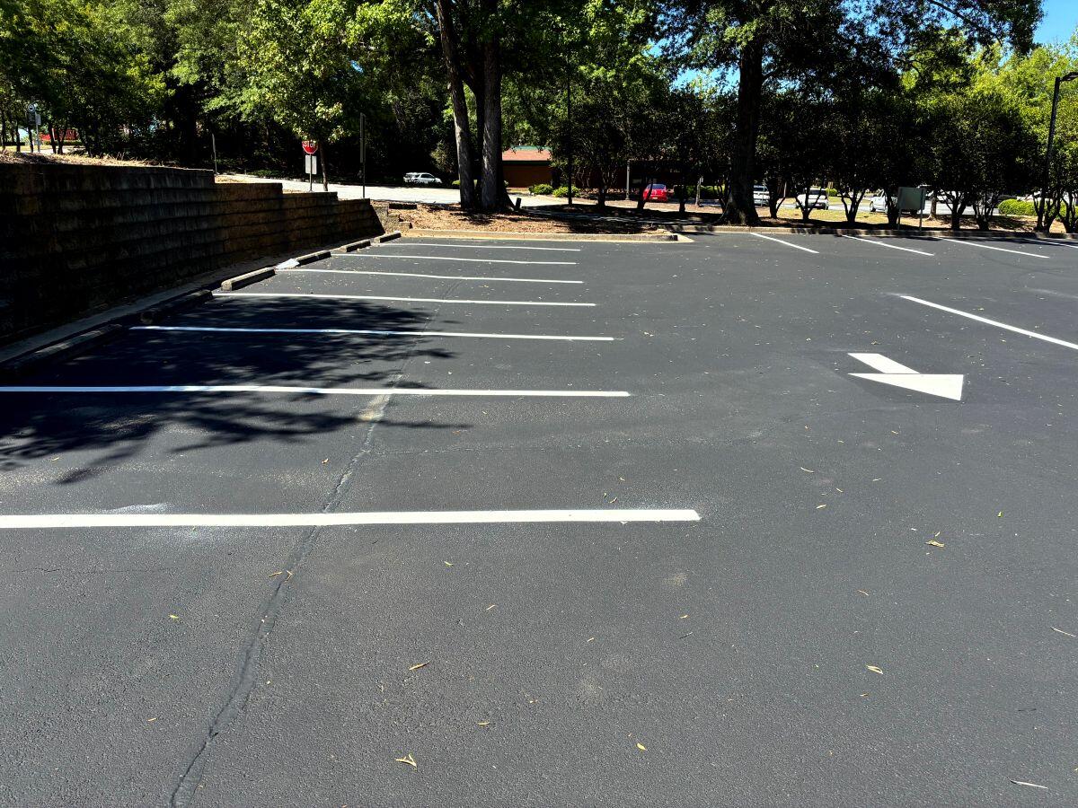 Small business incubator parking lot