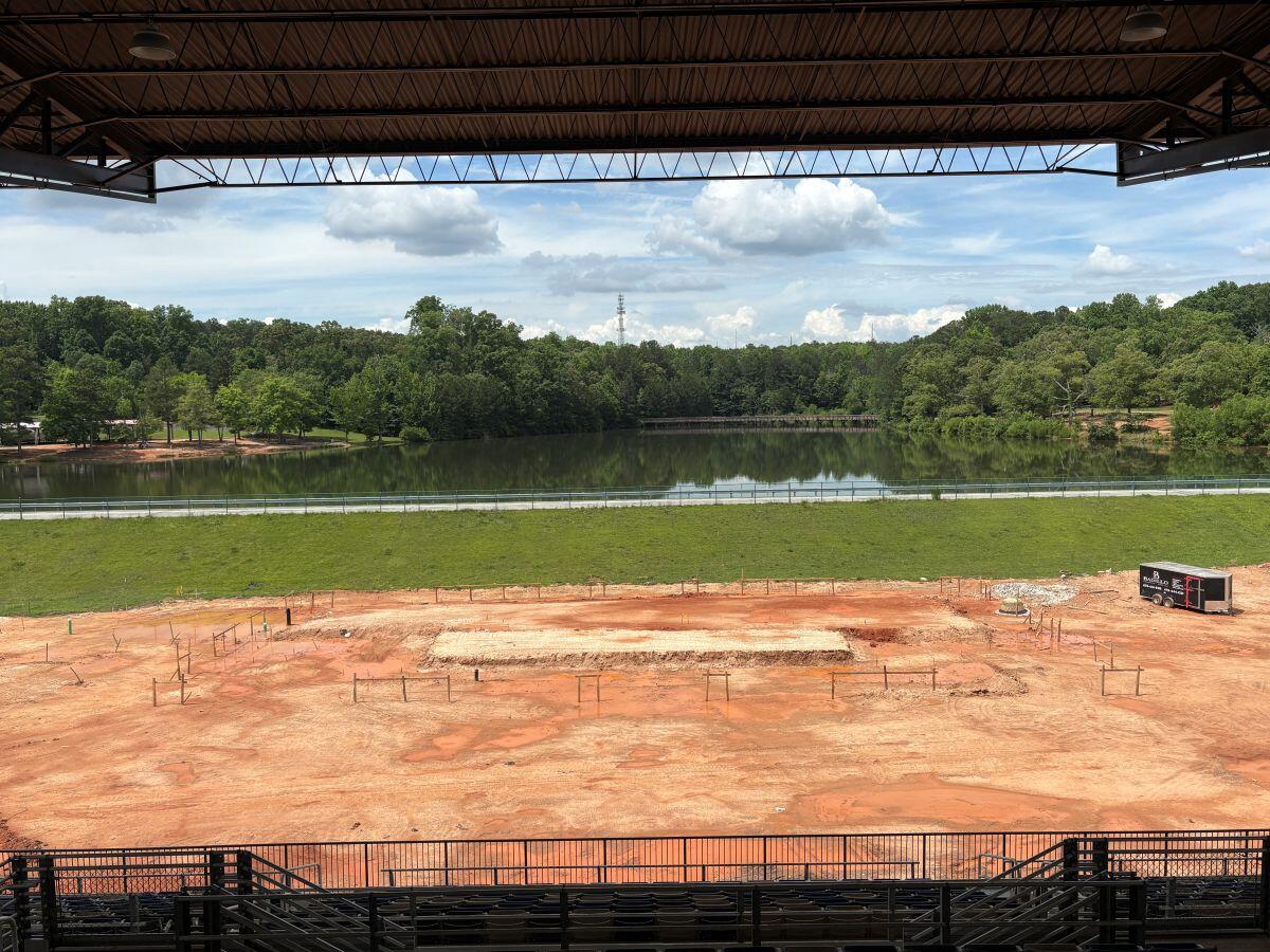 Lakeview Amphitheatre inside looking out view