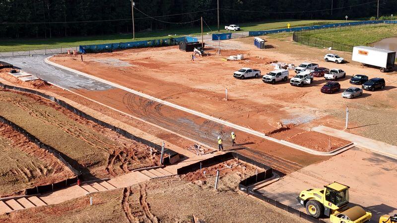 Aerial view of Clayton County Admin Building