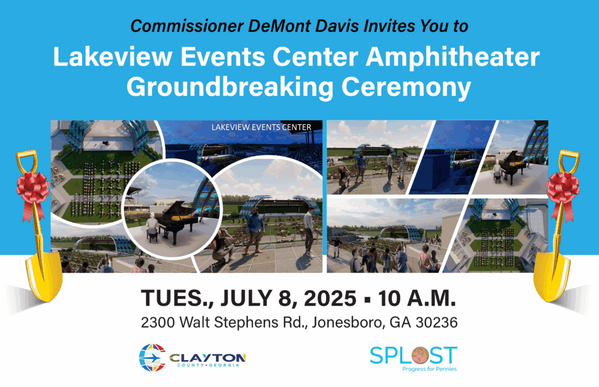 Lakeview Events Groundbreaking Ceremony Flyer