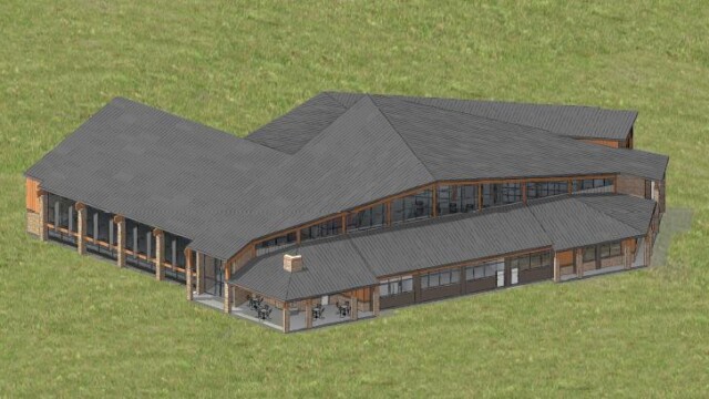 Lake Spivey Recreation Center - Proposed Drawing Of Building Lake Spivey Recreation Center - Proposed Drawing Of Building