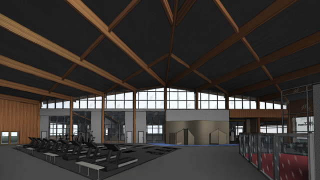 Clayton County Recreation Center - Digital Mock Up - Gym Room Clayton County Recreation Center - Digital Mock Up - Gym Room