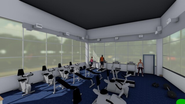 artist rendering of Fitness Center