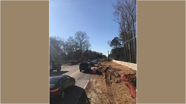 Construction on Flint River Road