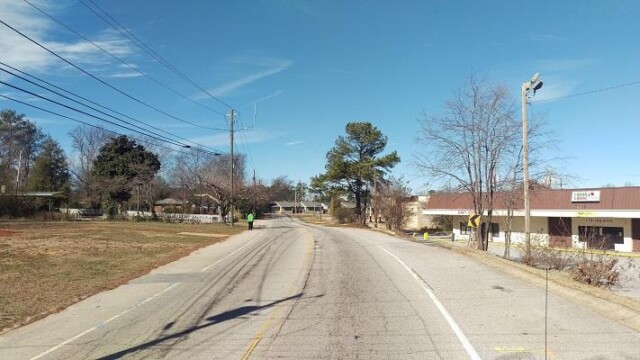 View of Godby Road from afar
