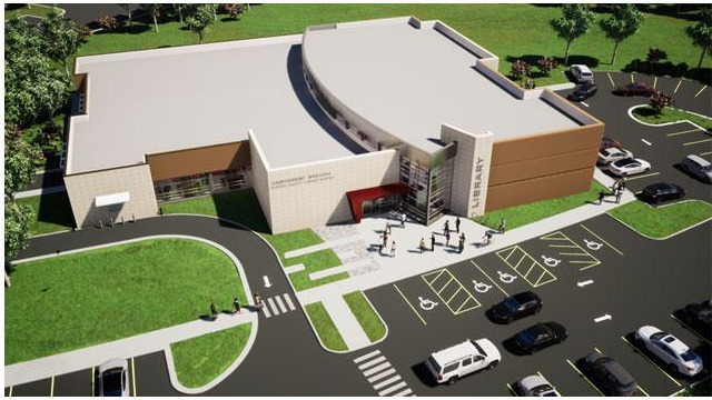 Aerial preview of NW Library