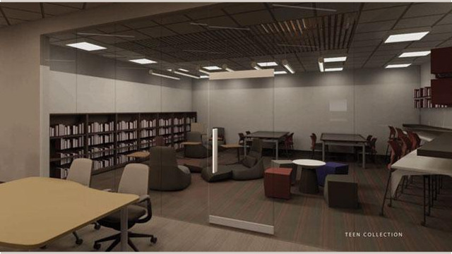 Preview of teens library section