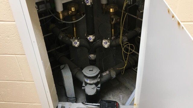 Clayton County Prison - Plumbing System With Electronic Components Zoomed Out Clayton County Prison - Plumbing System With Electronic Components Zoomed Out