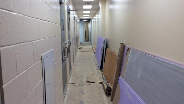Clayton County Prison - Cell Block Narrow Hallway Clayton County Prison - Cell Block Narrow Hallway