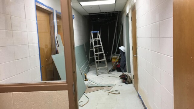 Clayton County Prison - Dark Hallway Section Under Construction Clayton County Prison - Dark Hallway Section Under Construction
