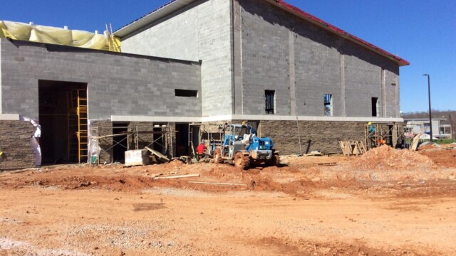 Lake Spivey Recreation Center - Unfinished Building Shown With Unpaved Dirt Tracts Lake Spivey Recreation Center - Unfinished Building Shown With Unpaved Dirt Tracts