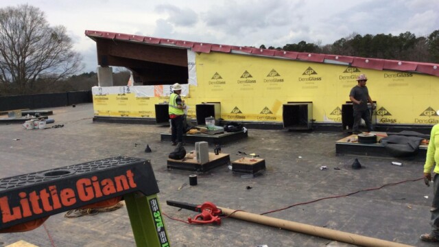 Lake Spivey Recreation Center - Roofing Work Being Done Lake Spivey Recreation Center - Roofing Work Being Done