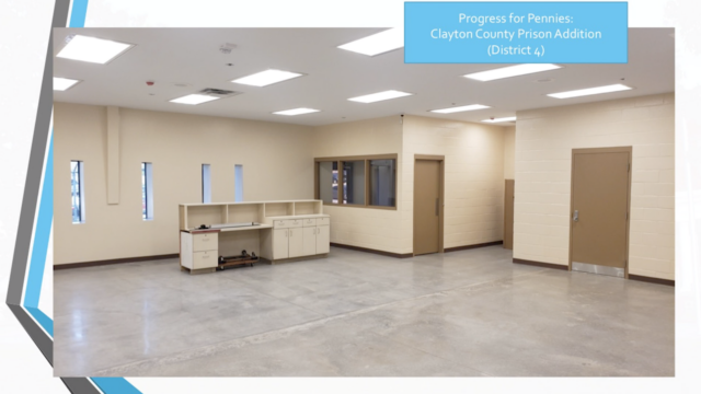 Clayton County Prison - Progress For Pennies - Empty Workspace Area Clayton County Prison - Progress For Pennies - Empty Workspace Area