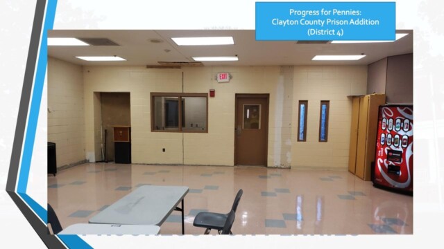 Clayton County Prison - Progress For Pennies - Cafeteria With Soda Machine Clayton County Prison - Progress For Pennies - Cafeteria With Soda Machine