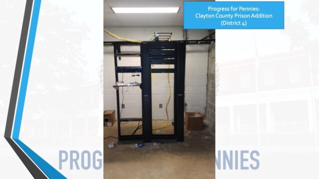 Clayton County Prison - Progress For Pennies - Data Closet In Progress Clayton County Prison - Progress For Pennies - Data Closet In Progress