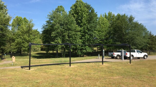 View of Dog Park with trees