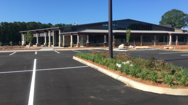Lake Spivey Recreation Center - Outside Of Building With Paved Parking Spots Lake Spivey Recreation Center - Outside Of Building With Paved Parking Spots