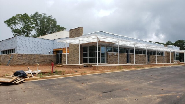 Exterior walls with house wrap