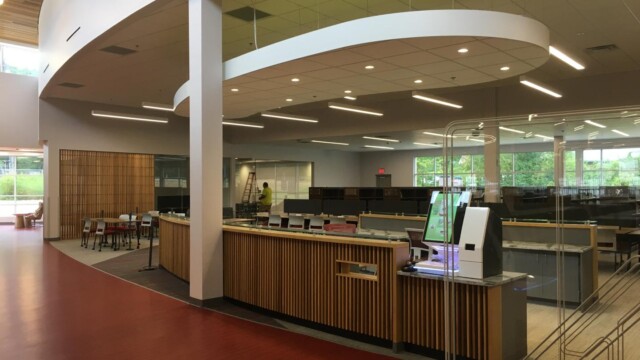 NW Library checkout counter