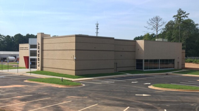 NW Library parking lot at far side