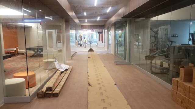 interior being furnished