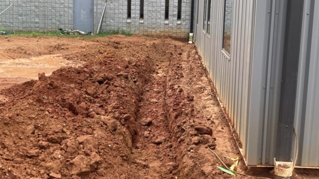 Clayton County Prison - Plowed Ground For Pipe Laying Clayton County Prison - Plowed Ground For Pipe Laying
