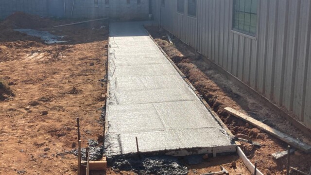 Clayton County Prison - Make Of A Concrete Walkway Clayton County Prison - Make Of A Concrete Walkway