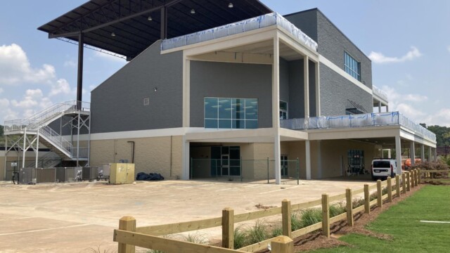VIP Complex corner view with wooden fencing