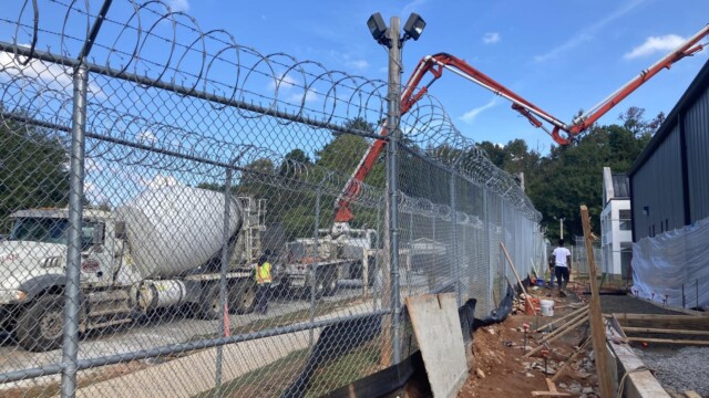 Clayton County Prison - Fenced In Fenced Off Walk Way Under Construction Clayton County Prison - Fenced In Fenced Off Walk Way Under Construction