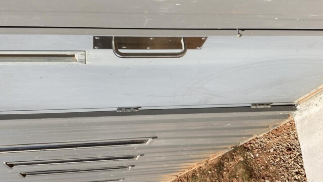 Clayton County Prison - Close Up Of Door - Shifted 90 Degrees Clayton County Prison - Close Up Of Door - Shifted 90 Degrees