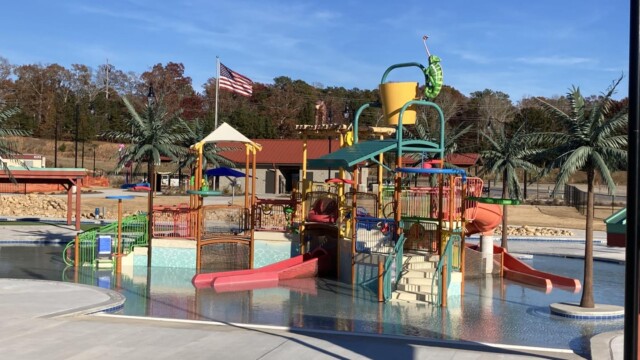 International Water Park big jungle gym