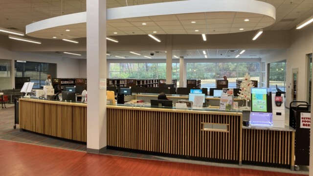 Circulation counter at NW Library