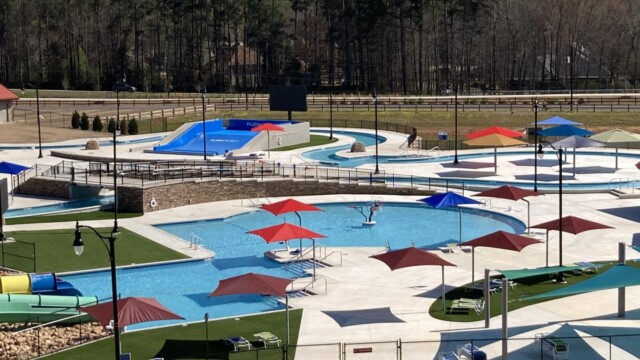 International Water Park with cabanas
