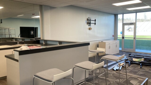 countertop and stool seats