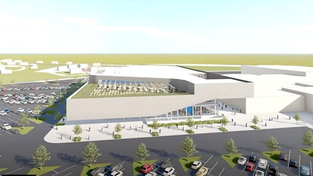 artist rendering of arena opening