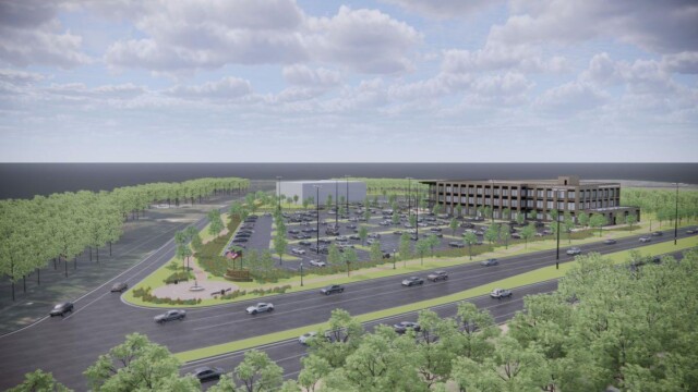 View of Building rendering out front