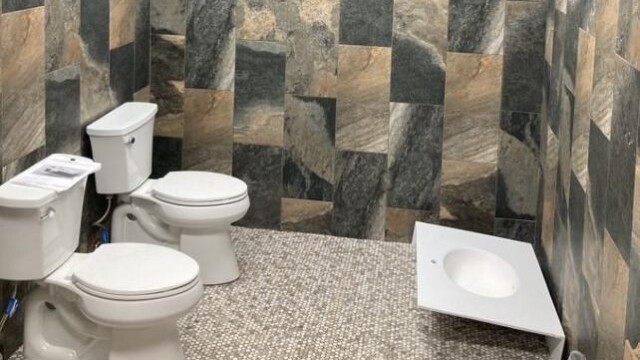 Restroom toilets